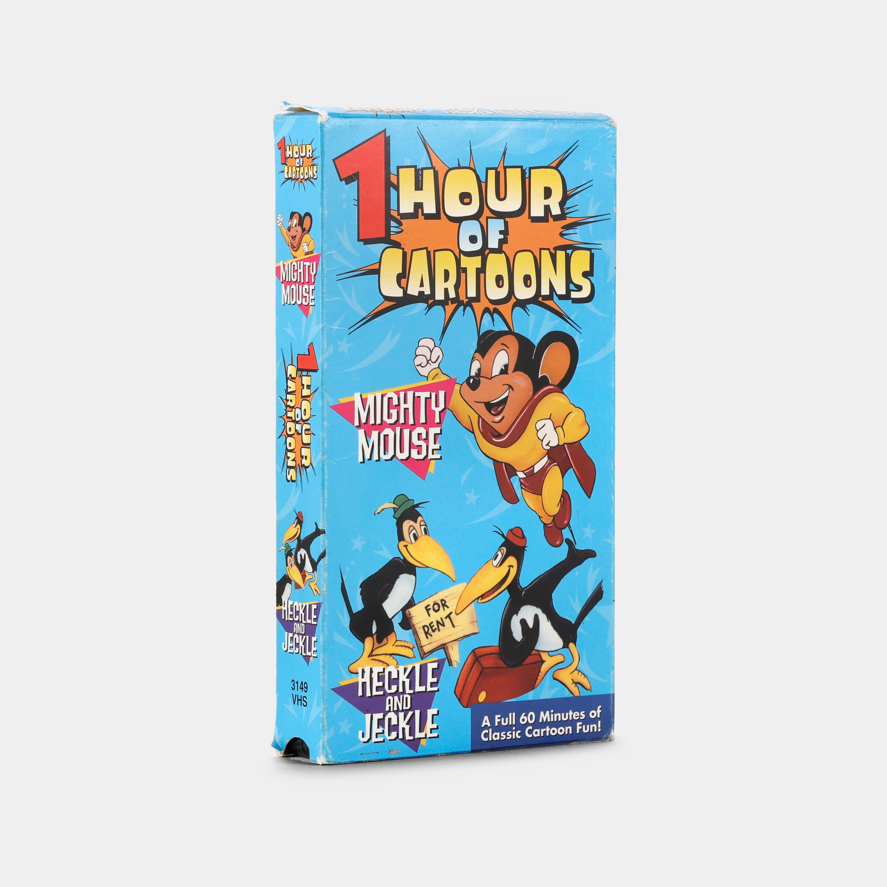 1 Hour of Cartoons: Mighty Mouse/Heckle And Jeckle VHS Tape