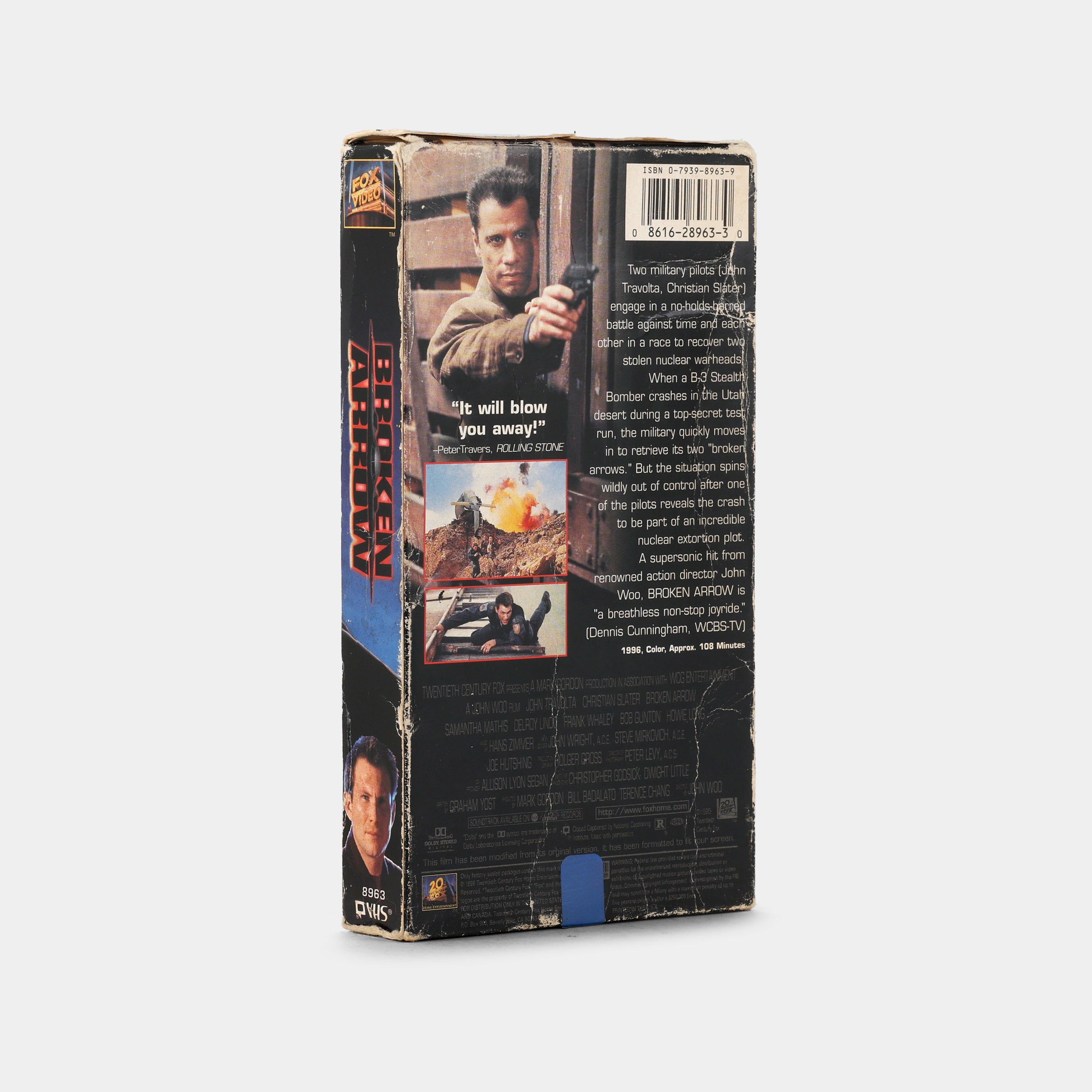 Broken Arrow VHS Tape