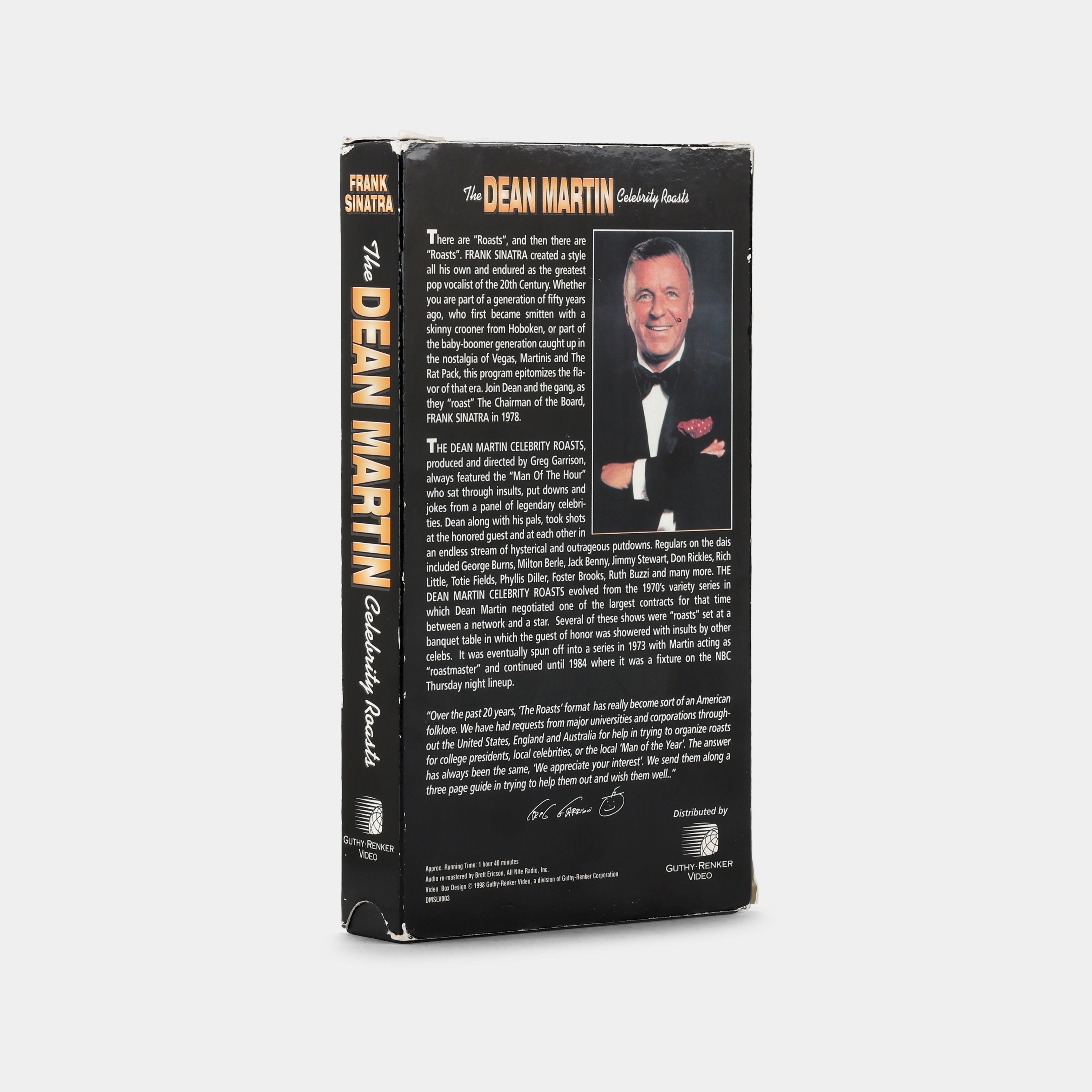 The Dean Martin Celebrity Roast: Frank Sinatra VHS Tape