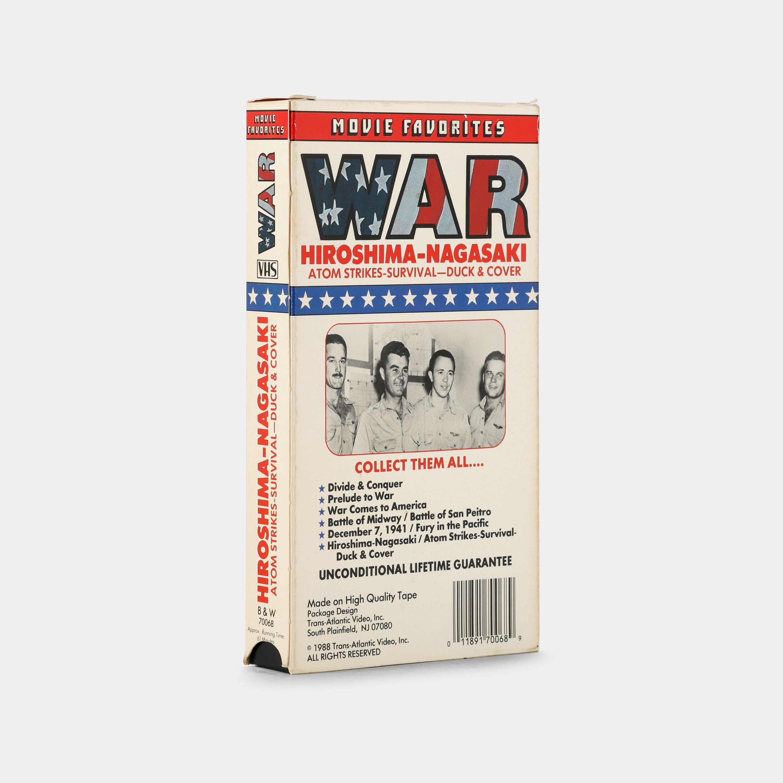 War: Hiroshima-Nagasaki - Atom Strikes VHS Tape