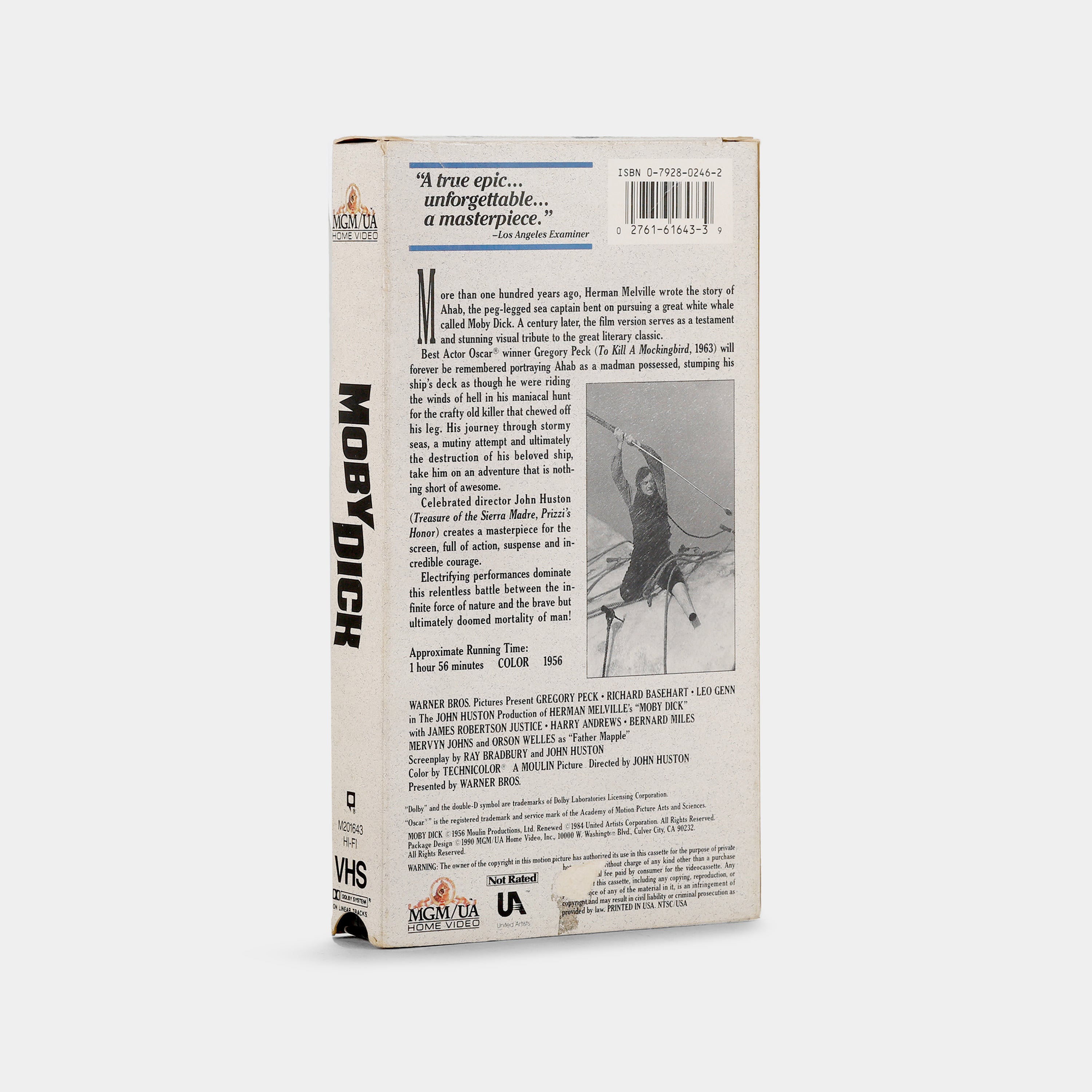 Moby Dick VHS Tape