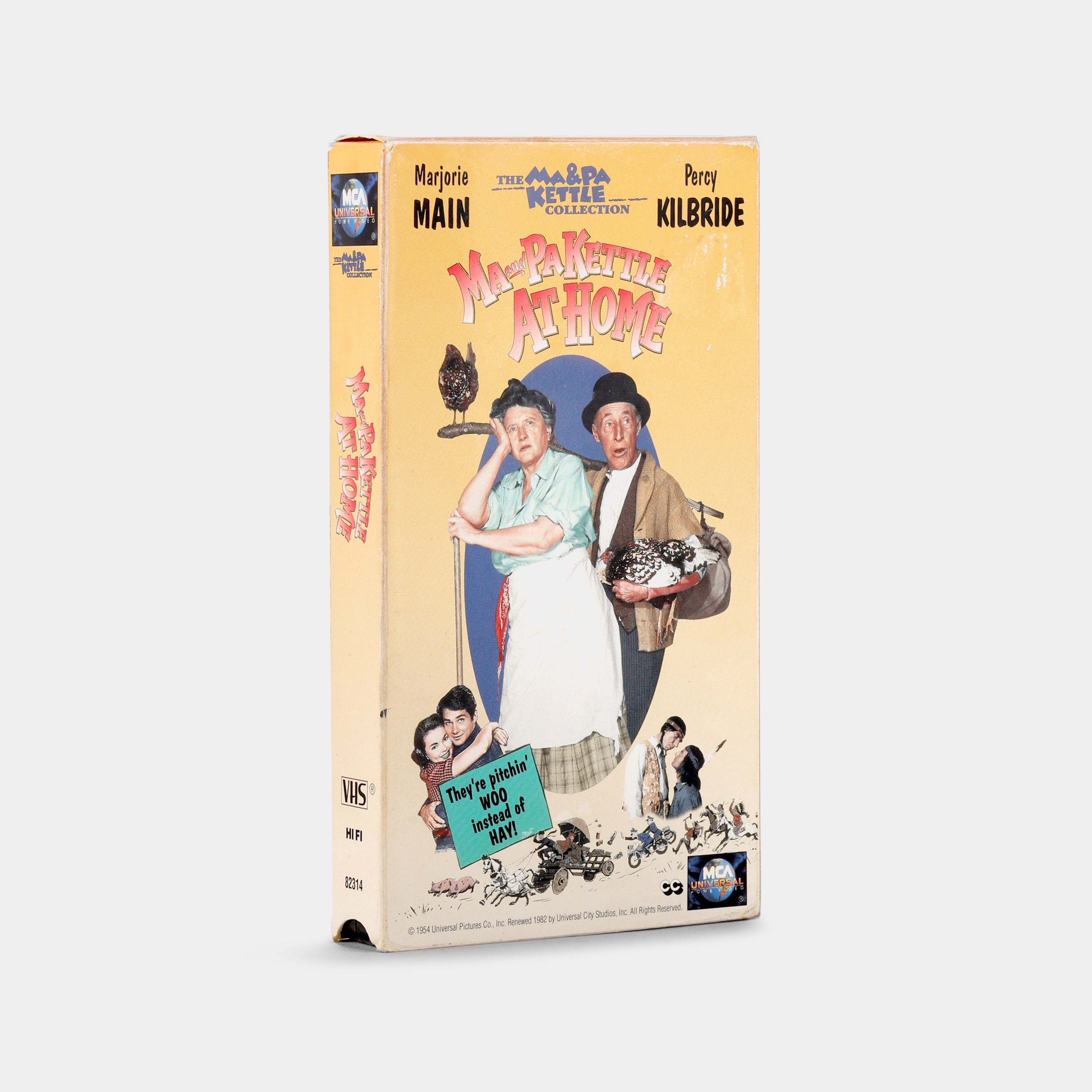 Ma and Pa Kettle at Home VHS Tape