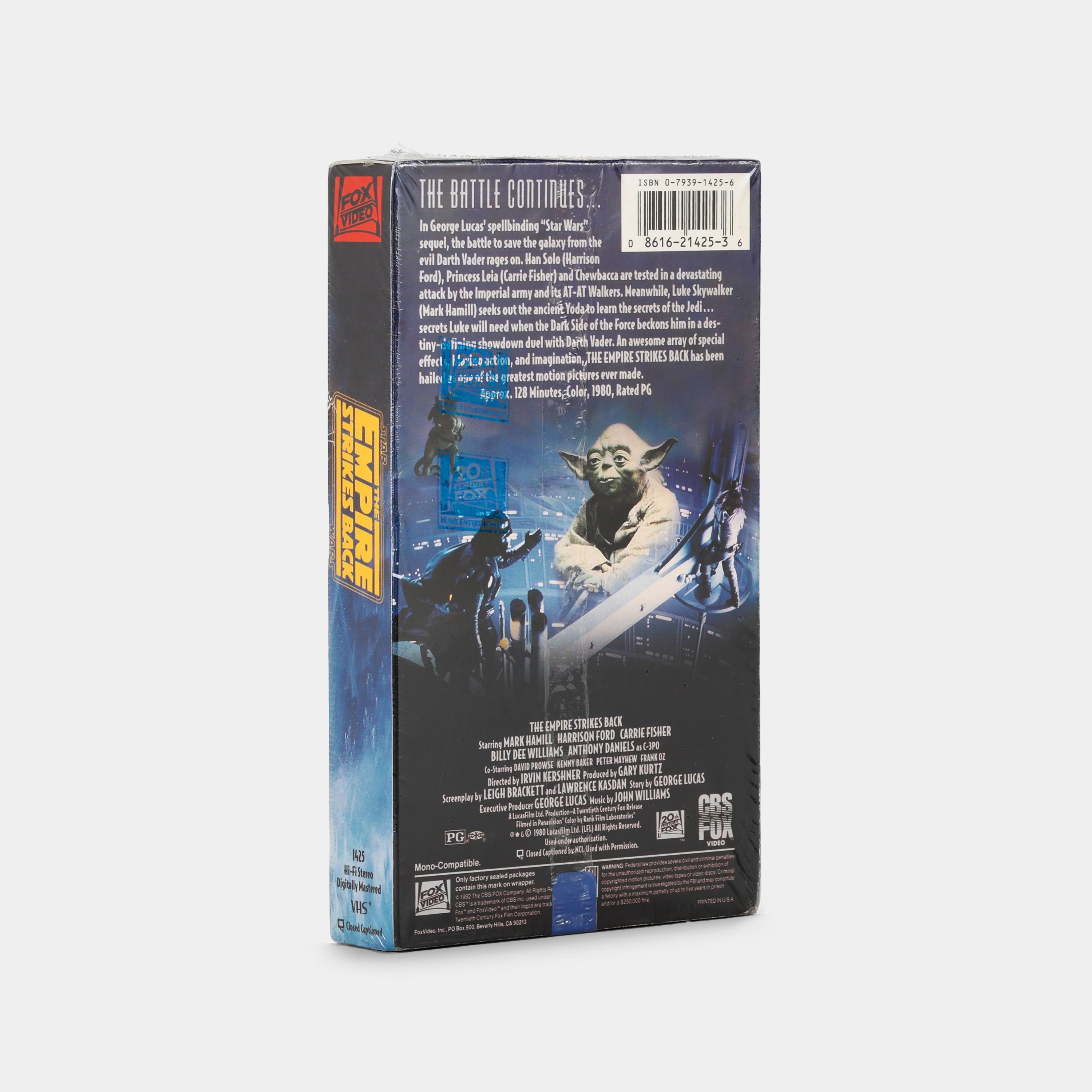 Star Wars: Episode V – The Empire Strikes Back (Sealed) VHS Tape