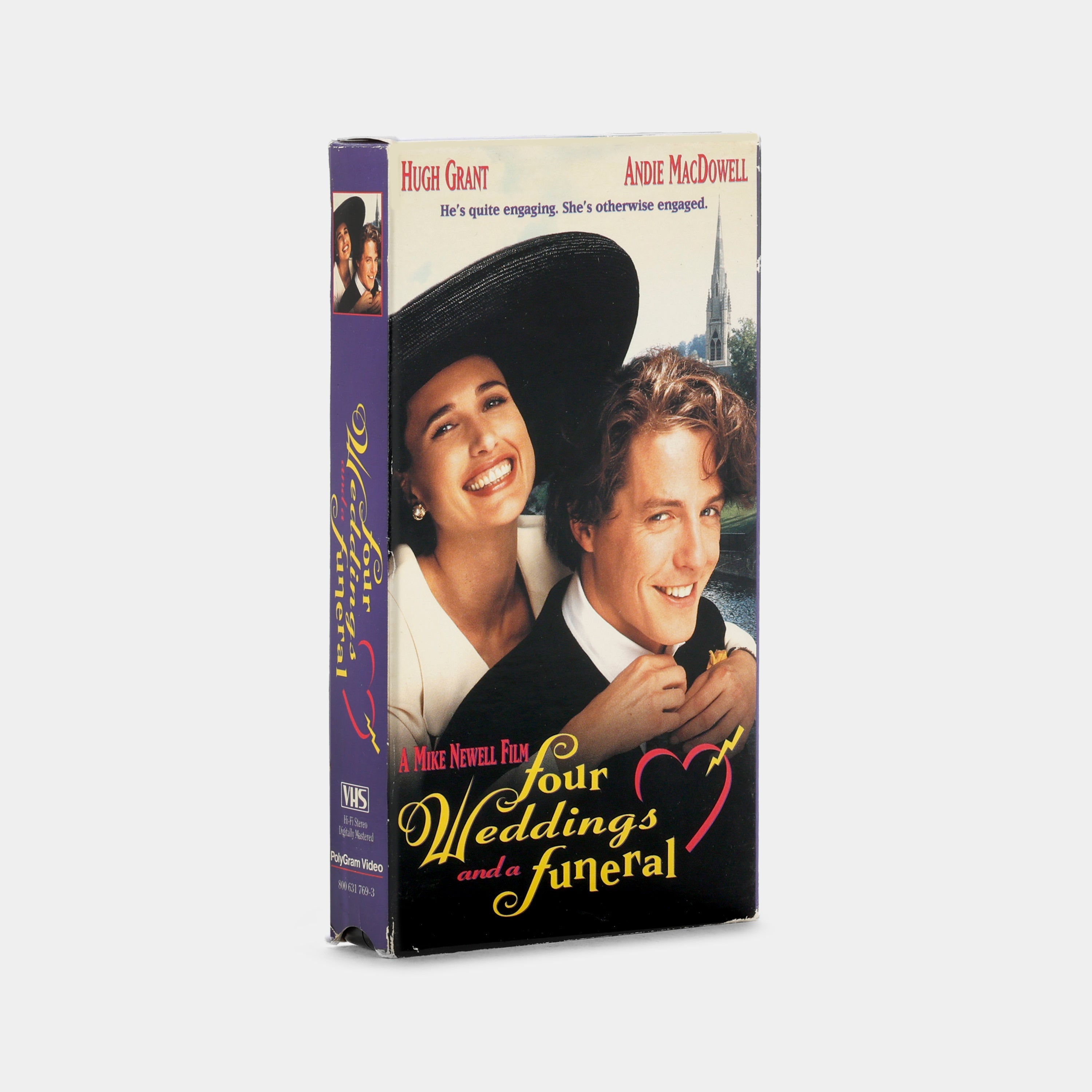 Four Weddings and a Funeral VHS Tape