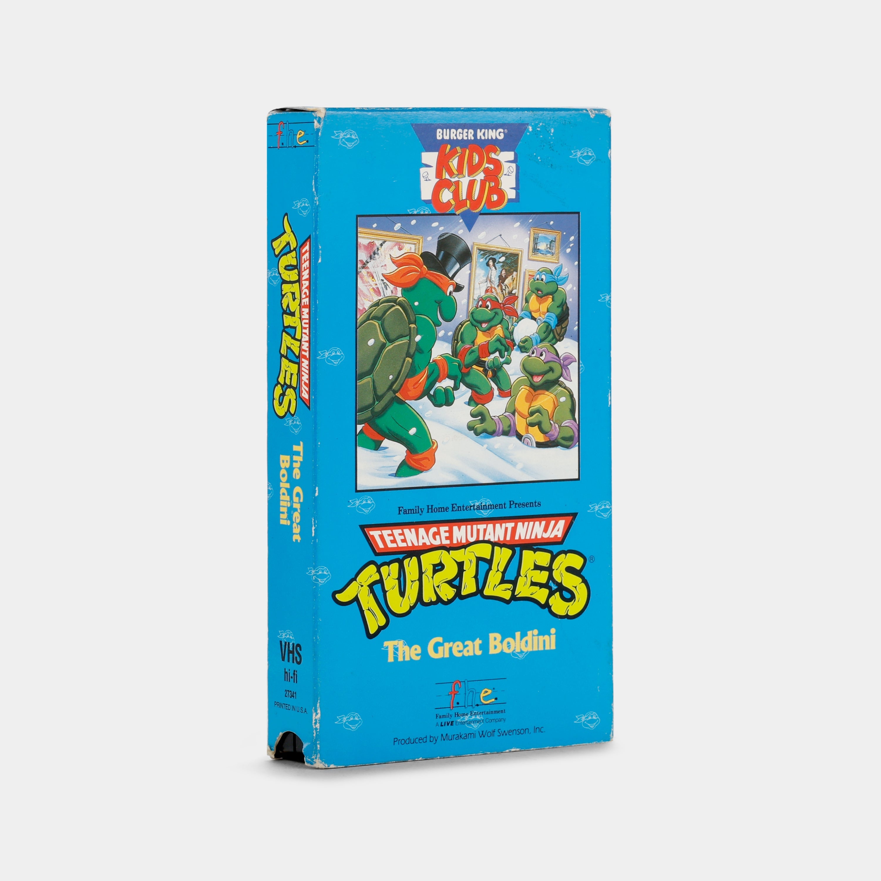 Teenage Mutant Ninja Turtles: The Great Boldini VHS Tape