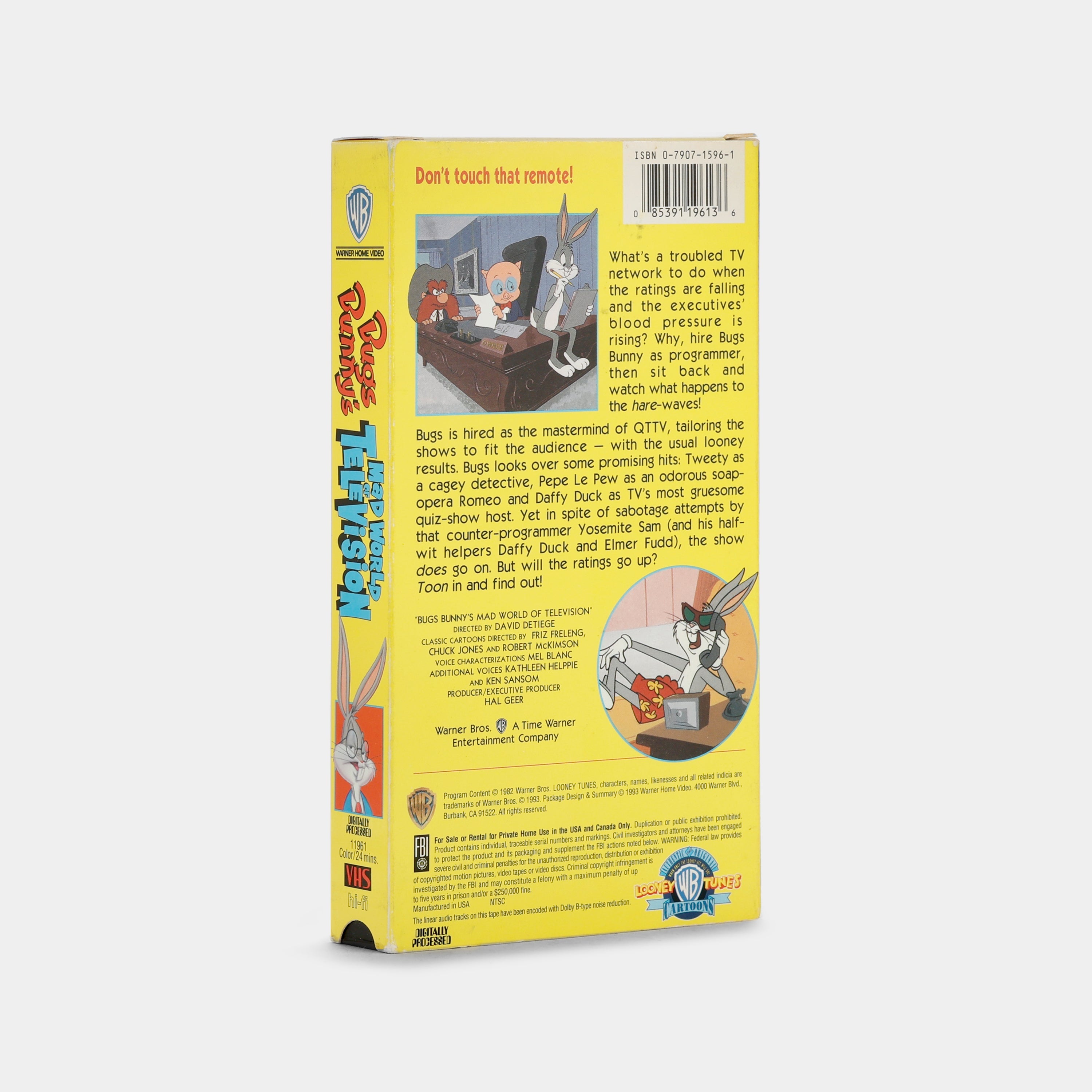 Bugs Bunny's Mad World of Television VHS Tape