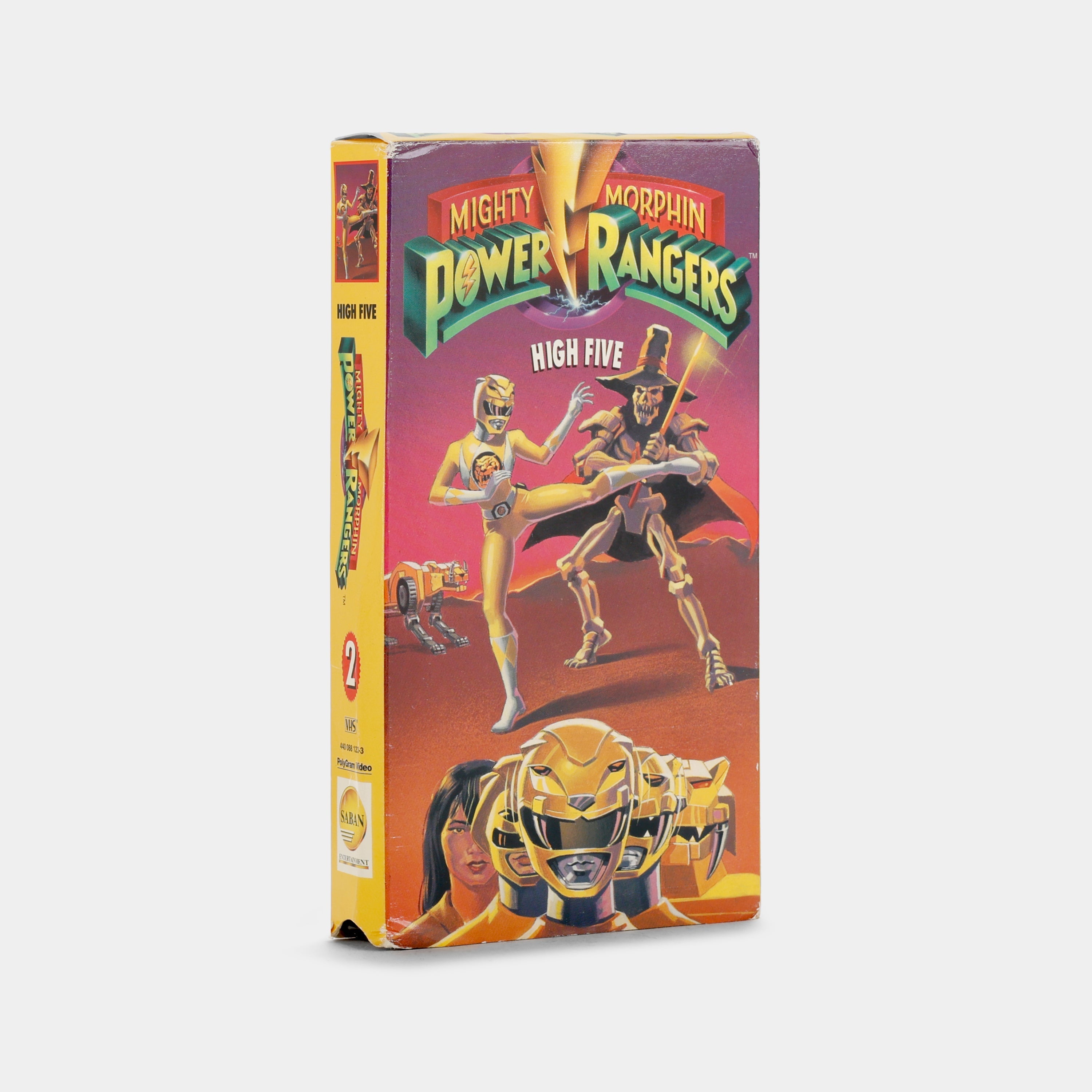 Mighty Morphin Power Rangers: High Five VHS Tape