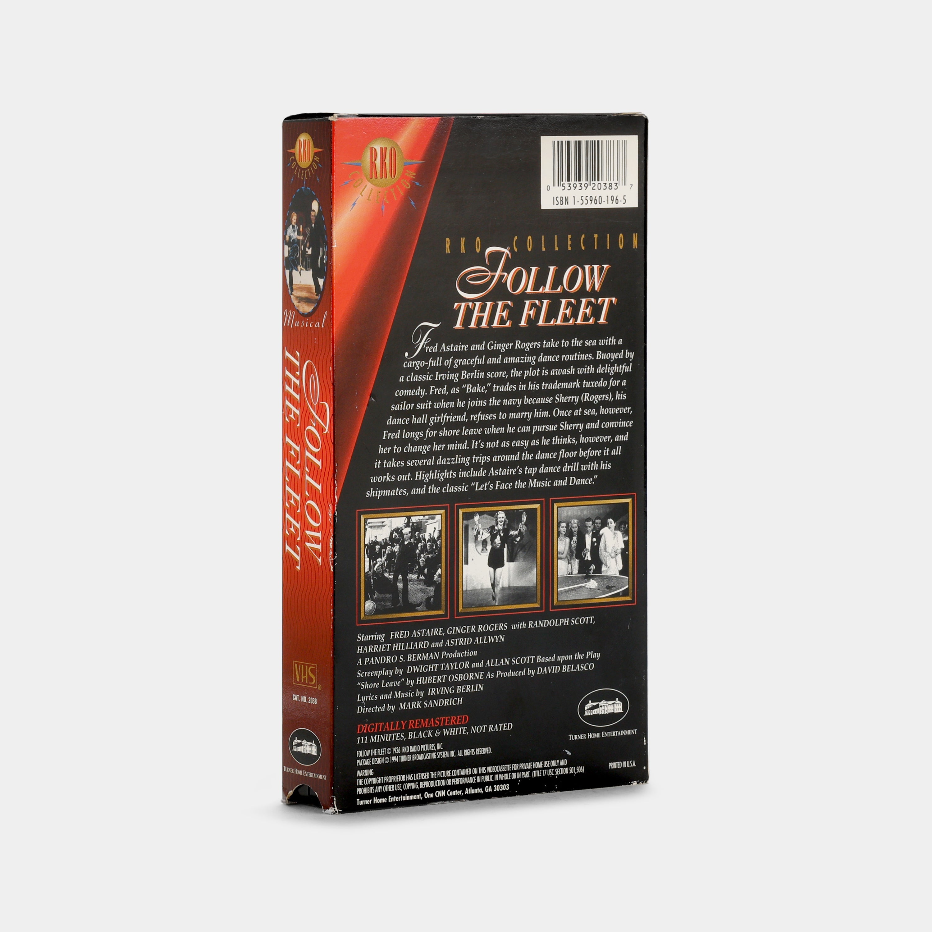 Follow the Fleet VHS Tape