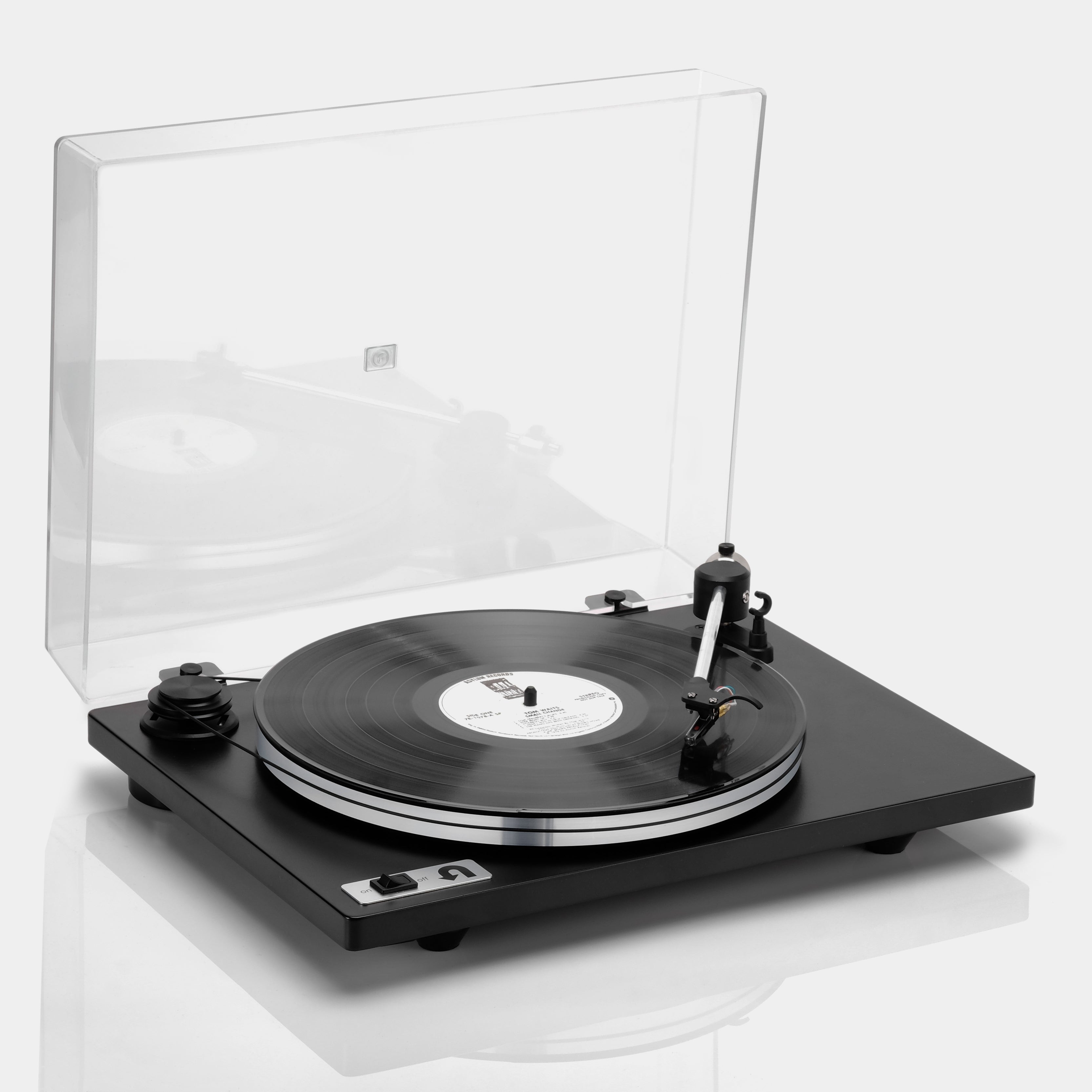 Orbit Plus Black Turntable with Built-in Preamp by U-Turn Audio