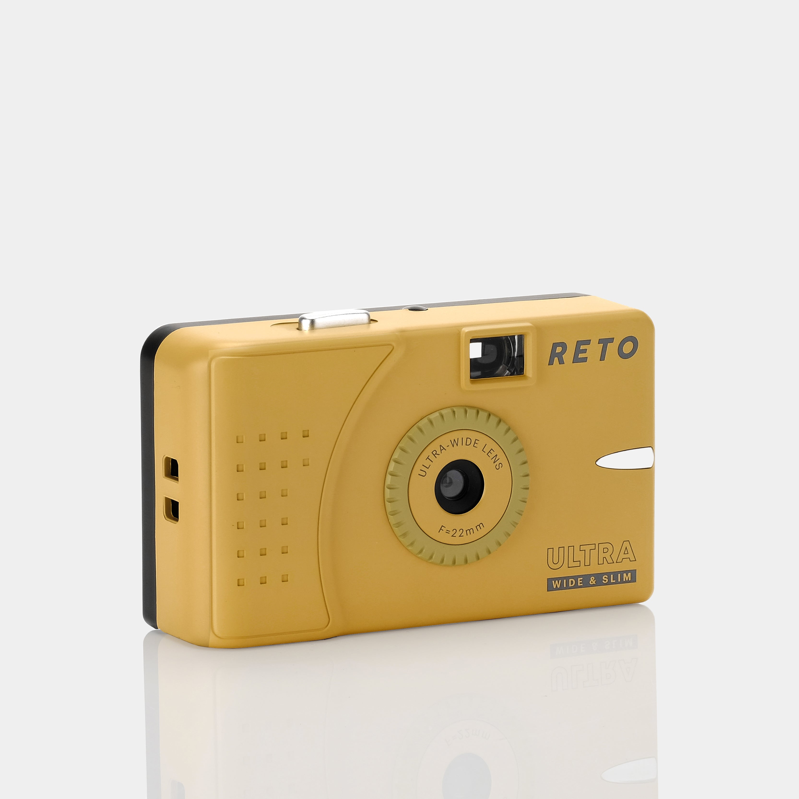 RETO Ultra Wide & Slim Muddy Yellow 35mm Film Camera