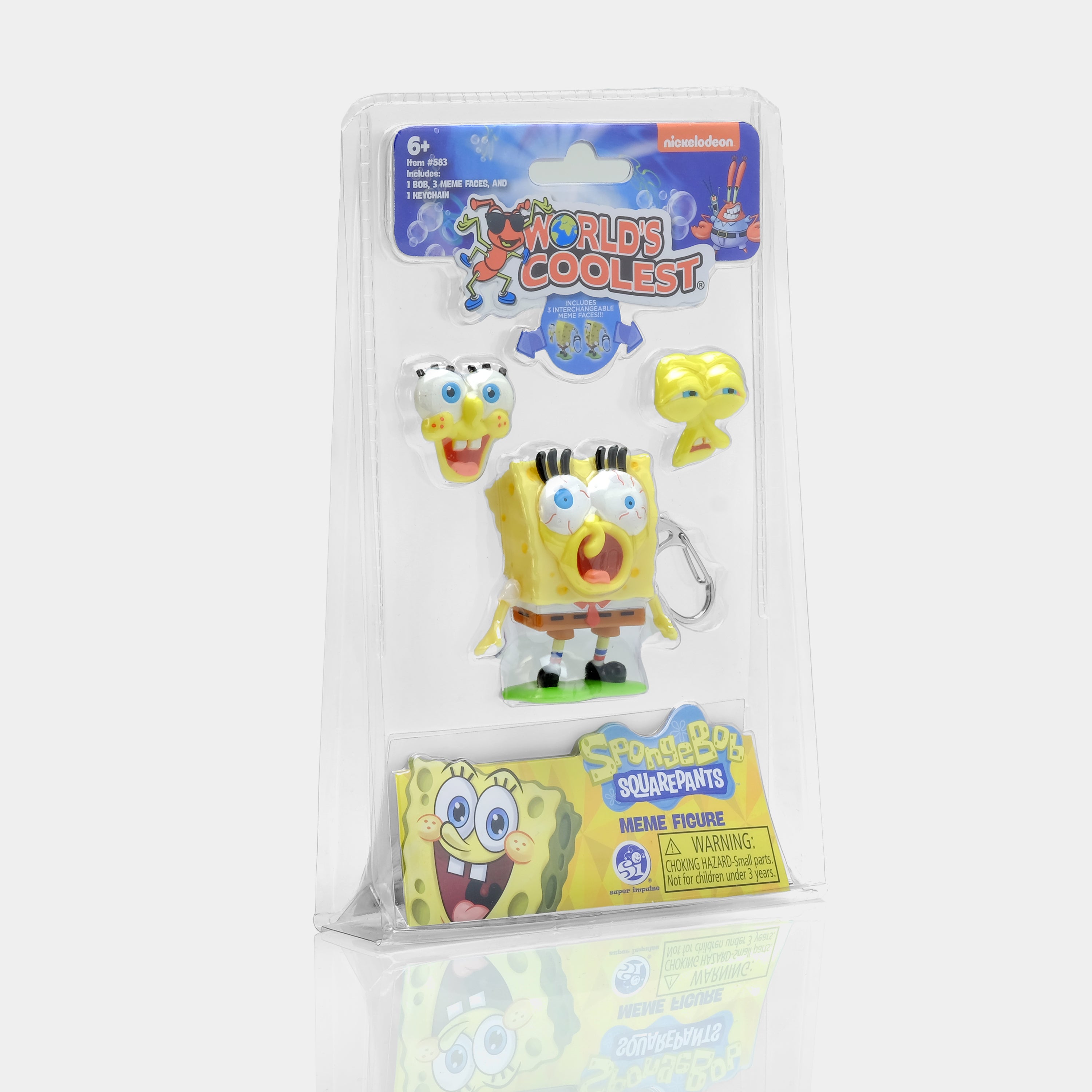 World's Coolest SpongeBob SquarePants Meme Keychain