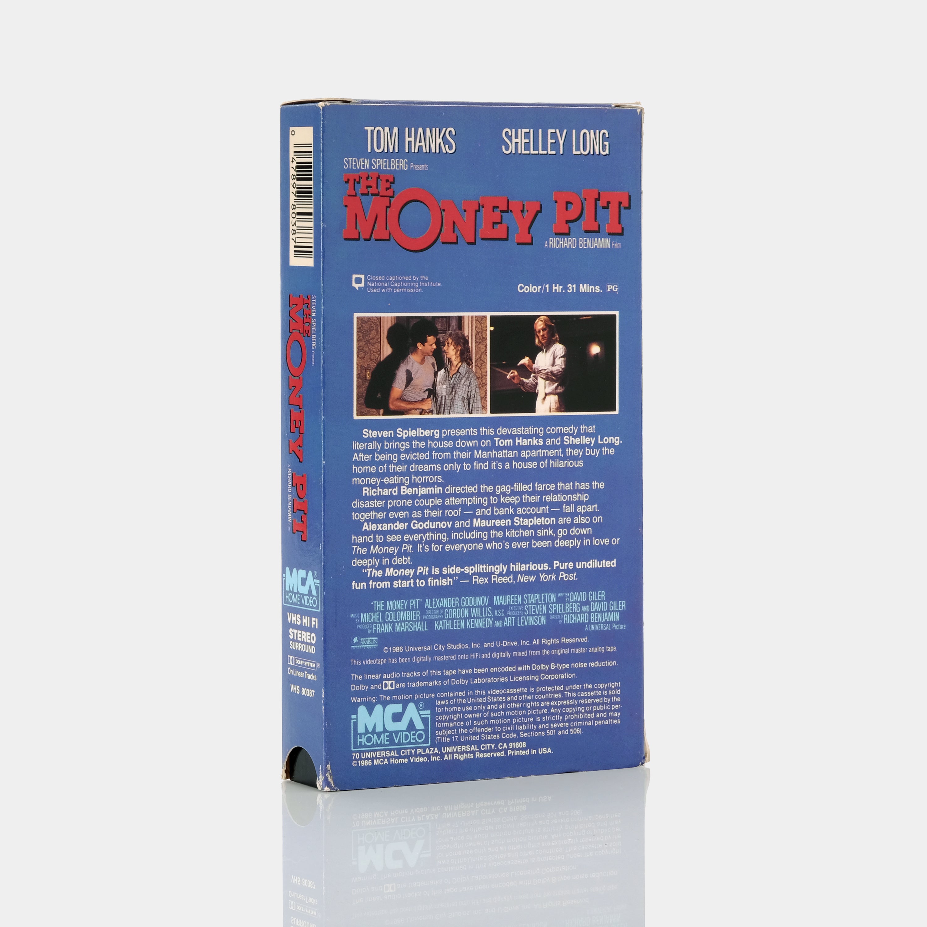 The Money Pit VHS Tape