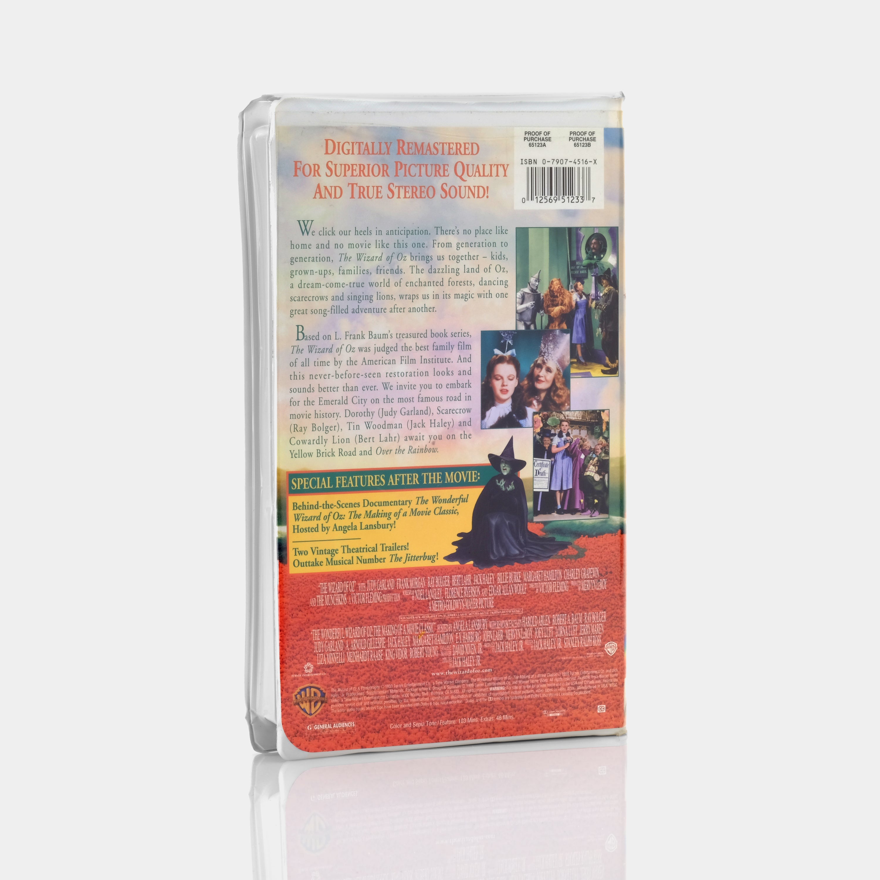 The Wizard Of Oz VHS Tape