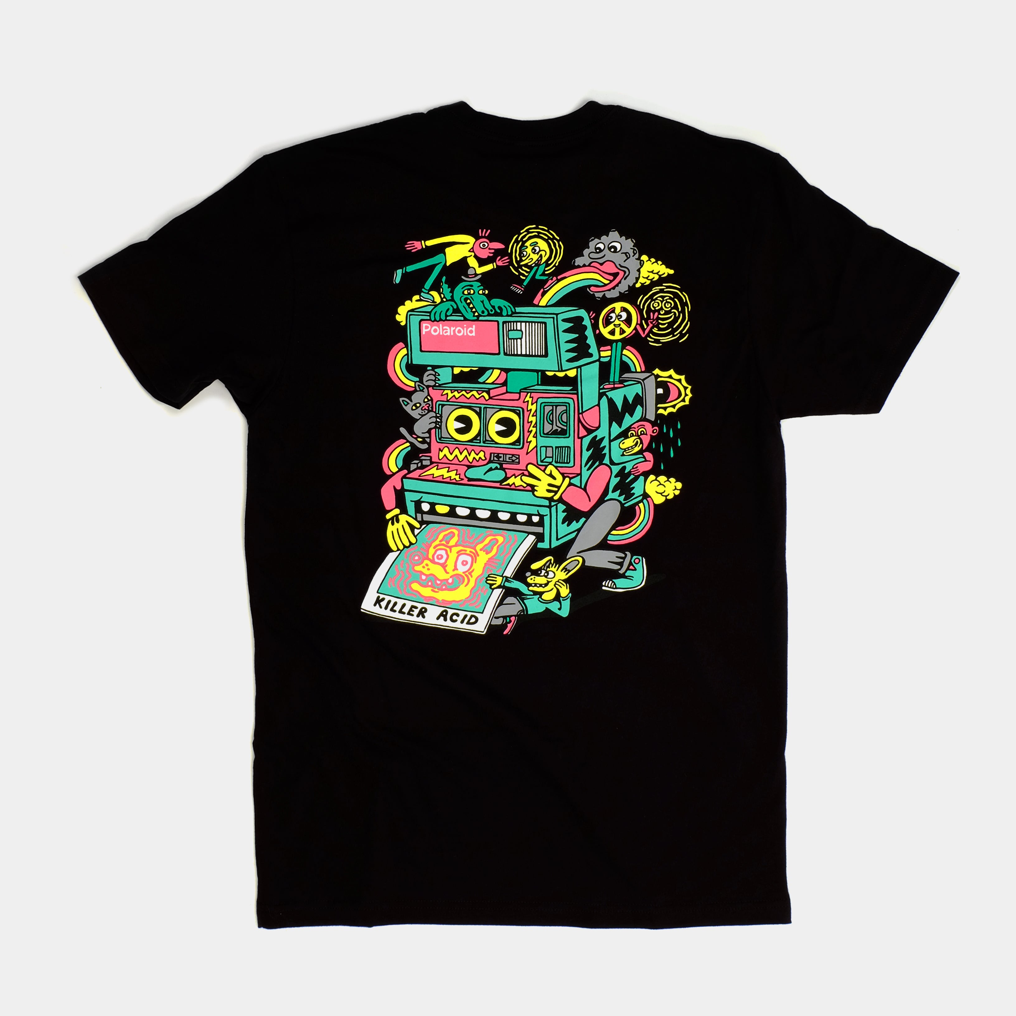 Killer Acid Black Polaroid T-Shirt